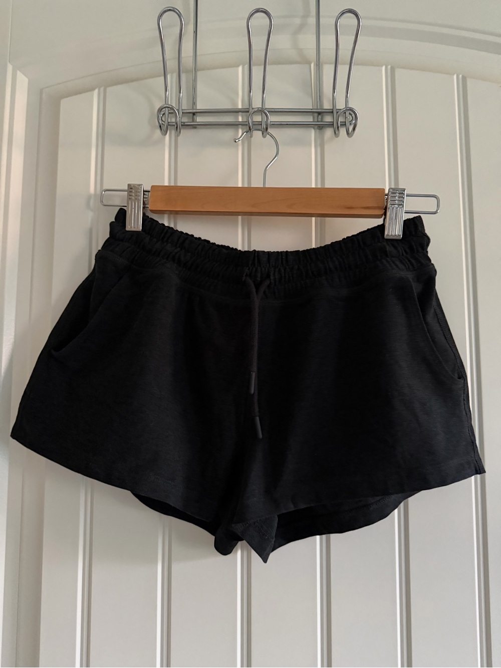 Beyond Yoga Black Athletic Lounge Shorts with Drawstring